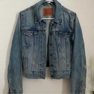 Levi's Strauss & Co Women's Vintage Trucker Sri Lanka Thick Denim Jacket RARE